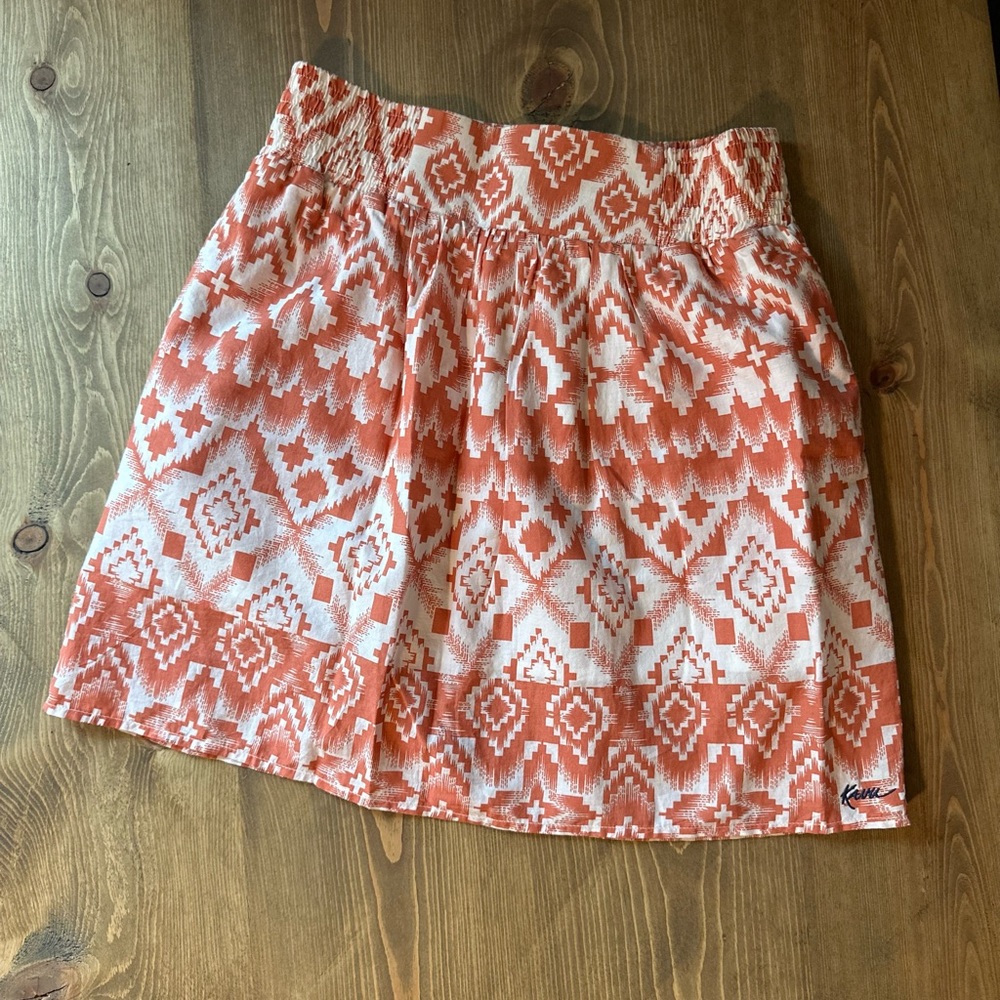 Kavu western print skirt